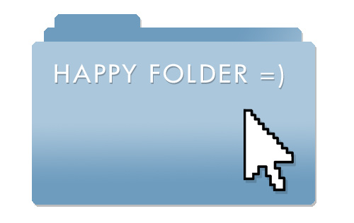 Corporate Email Happy Folder. N.Hayter 2010.